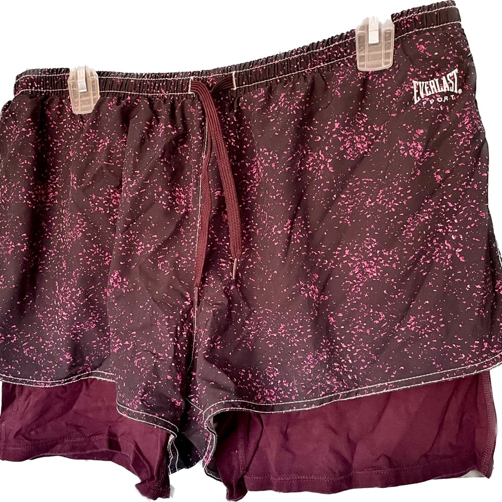 CL Everlast shorts with built in spandex undershort.